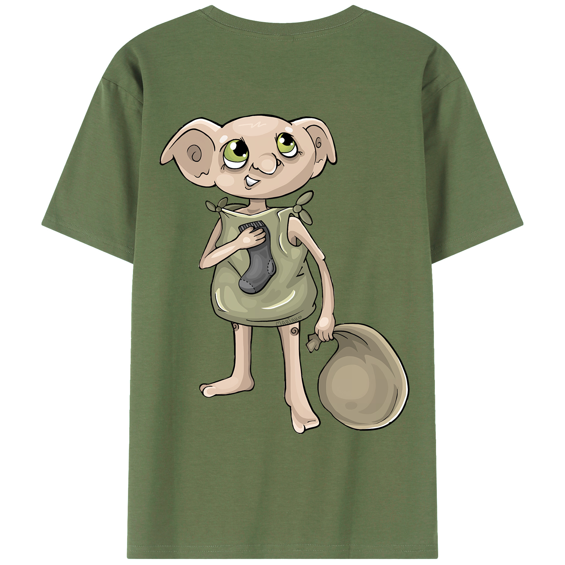 （画像用） Harry Potter ハリー・ポッターシリーズ 綿100％ メンズ半袖Tシャツ（バックプリント） 通気性